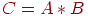 C=A*B
