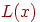 L(x)