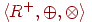 \left\langle
R^{+},\oplus,\otimes\right\rangle